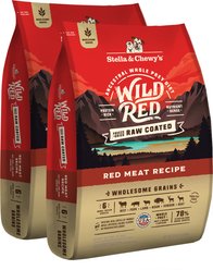 Stella & Chewy's Wild Red Raw Coated Kibble Wholesome Grains Red Meat Recipe Dry Dog Food, 42-lb bundle