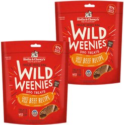 Stella & Chewy's Beef Wild Weenies Freeze-Dried Raw Dog Treats, 6.5-oz bundle