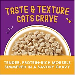 Stella & Chewy's Carnivore Cravings Morsels'N'Gravy Chicken & Beef Recipe Cat Food, 2.8-oz pouch, case of 12 slide 2 of 9