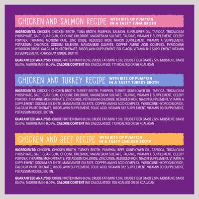 Show full view: Stella & Chewy's Carnivore Cravings Savory Shreds Variety Pack Cat Food, 2.8-oz can, case of 12 slide 10 of 11