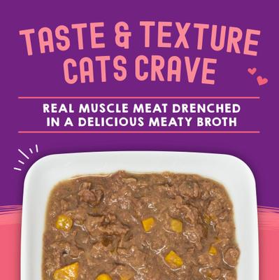 Show full view: Stella & Chewy's Carnivore Cravings Tuna & Pumpkin Flavored Shredded Wet Cat Food, 2.8-oz pouch, case of 24 slide 3 of 11