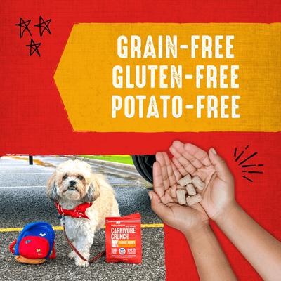 Show full view: Stella & Chewy's Carnivore Crunch Cage-Free Chicken Recipe Freeze-Dried Raw Dog Treats, 3.25-oz bag slide 6 of 13