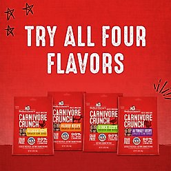 Stella & Chewy's Carnivore Crunch Cage-Free Duck Recipe Freeze-Dried Raw Dog Treats, 6.5-oz bundle slide 2 of 9