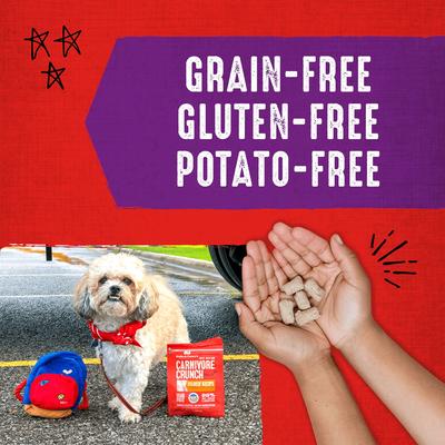 Show full view: Stella & Chewy's Carnivore Crunch Cage-Free Turkey Recipe Freeze-Dried Raw Dog Treats, 3.25-oz bag slide 6 of 13