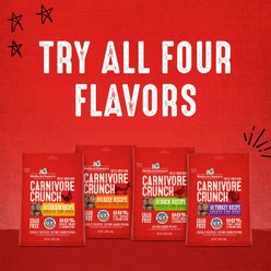 Stella & Chewy's Carnivore Crunch Grass-Fed Beef Recipe Freeze-Dried Raw Dog Treats, 3.25-oz bag slide 2 of 9