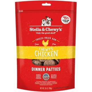 Stella & Chewy's Chewy's Chicken Dinner Patties Freeze-Dried Raw Dog Food, 25-oz bag slide 1 of 9