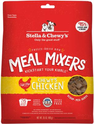 Show full view: Stella & Chewy's Chewy's Chicken Meal Mixers + Stella's Super Beef Freeze-Dried Dog Food Topper slide 6 of 9