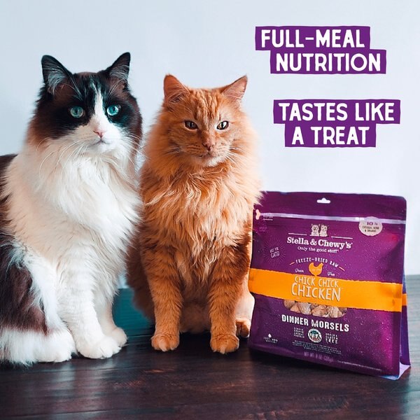 Stella & Chewy's Frozen Chick Chick Chicken Morsels Grain-Free Frozen Cat Food