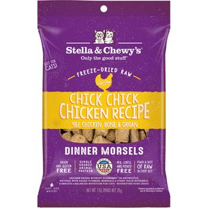 Stella & Chewy's Chick Chick Chicken Dinner Morsels Freeze-Dried Raw Cat Food, 1-oz bag