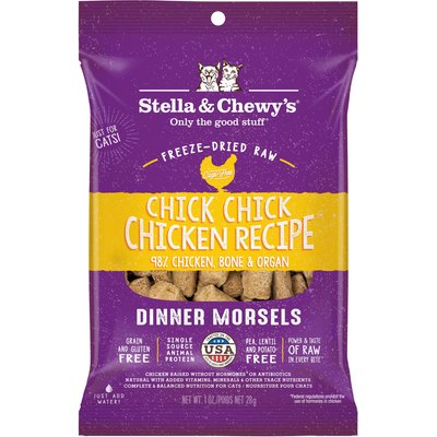 Stella & Chewy's Stella & Chewy's Chick Chick Chicken Dinner Morsels Freeze-Dried Raw Cat Food, 1-oz bag