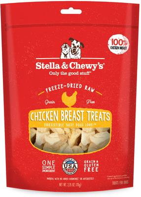 Show full view: Stella & Chewy's Chicken Breast + Chicken Hearts Freeze-Dried Dog Treats slide 6 of 9