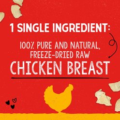 Stella & Chewy's Chicken Breast Freeze-Dried Raw Dog Treats, 5.5-oz bundle slide 2 of 7