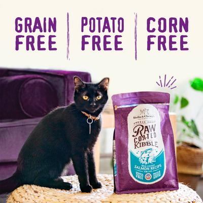 Show full view: Stella & Chewy's Chicken Flavored Raw Coated Cage Free Dry Cat Food, 10-lb bag slide 7 of 10