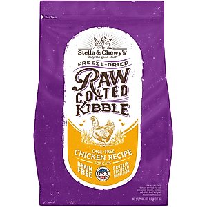 Stella & Chewy's Chicken Flavored Raw Coated Cage Free Dry Cat Food, 2.5-lb bag