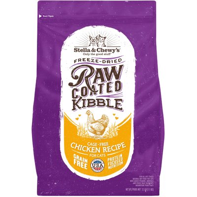 Stella & Chewy's Stella & Chewy's Chicken Flavored Raw Coated Cage Free Dry Cat Food, 2.5-lb bag