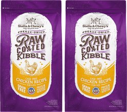 Stella & Chewy's Chicken Flavored Raw Coated Cage Free Dry Cat Food, 20-lb bundle 