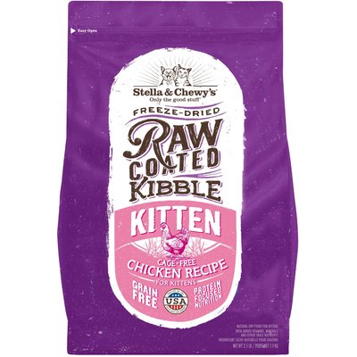 Stella & Chewy's Stella & Chewy's Chicken Flavored Raw Coated Cage-Free Kitten Dry Cat Food, 2.5-lb bag
