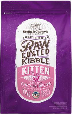 Stella & Chewy's Chicken Flavored Raw Coated Cage-Free Kitten Dry Cat Food
