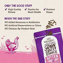 Stella & Chewy's Chicken Flavored Raw Coated Cage-Free Kitten Dry Cat Food, 5-lb bag slide 2 of 8