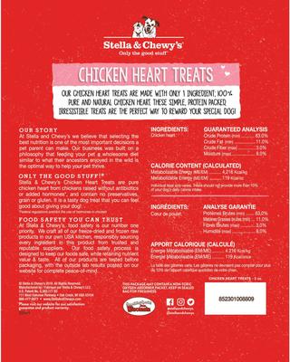 Show full view: Stella & Chewy's Chicken Hearts Treats + Chewy's Chicken Meal Mixers Freeze-Dried Dog Food Topper  slide 7 of 9