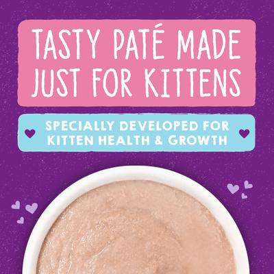Show full view: Stella & Chewy's Chicken & Salmon Flavored Pate Kitten Wet Cat Food, 5.2-oz can, case of 24 slide 3 of 10