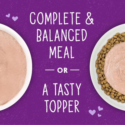 Show full view: Stella & Chewy's Chicken & Salmon Flavored Pate Kitten Wet Cat Food, 5.2-oz can, case of 24 slide 6 of 10