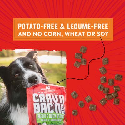 Show full view: Stella & Chewy's Crav'n Bac'n Bites Bacon & Beef Recipe Dog Treats, 8.25-oz bag slide 6 of 8