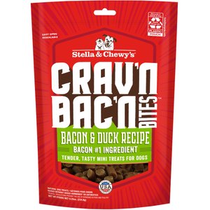 Stella & Chewy's Crav'n Bac'n Bites Bacon & Duck Recipe Dog Treats, 8.25-oz bag