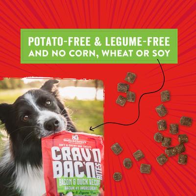 Show full view: Stella & Chewy's Crav'n Bac'n Bites Bacon & Duck Recipe Dog Treats, 8.25-oz bag slide 6 of 8