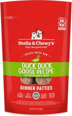 Show full view: Stella & Chewy's Dandy Lamb + Duck Duck Goose Dinner Patties Freeze-Dried Dog Food slide 6 of 10