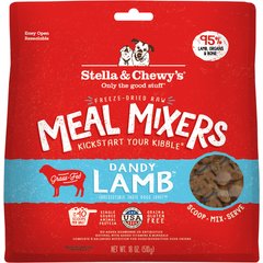 Stella & Chewy's Dandy Lamb Meal Mixers Freeze-Dried Raw Dog Food Topper, 18-oz bag