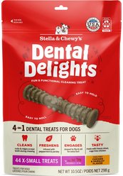 Stella & Chewy's Dental Delights Extra Small Chicken & Parsley Dental Dog Treats, 10.5-oz bag