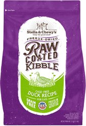 Stella & Chewy's Duck Flavored Raw Coated Cage Free Dry Cat Food, 2.5-lb bag