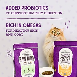 Stella & Chewy's Duck Flavored Raw Coated Cage Free Dry Cat Food, 5-lb bag slide 2 of 8