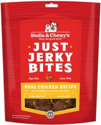Stella & Chewy's Just Jerky Bites Real Chicken Recipe Grain-Free Dog Treats, 6-oz bag