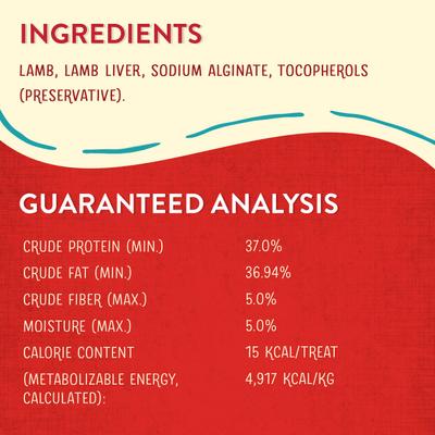 Show full view: Stella & Chewy's Lamb Wild Weenies + Beef Wild Weenies Freeze-Dried Raw Dog Treats, 3.25-oz bag, pack of 2 slide 8 of 10