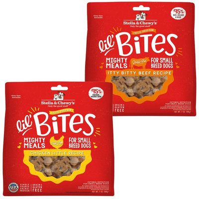 Stella & Chewy's Stella & Chewy's Lil' Bites Chicken + Itty Bitty Beef Recipe Freeze-Dried Dog Food