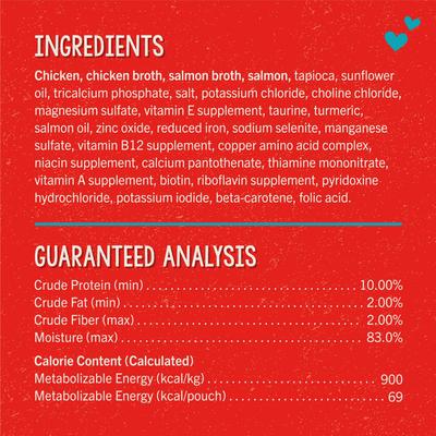 Show full view: Stella & Chewy's Lil Bites Savory Stews Grain-Free Chicken & Salmon in Broth Flavored Shredded Small Breed Wet Dog Food, 2.7-oz cup, case of 12 slide 5 of 10