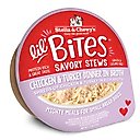 Stella & Chewy's Lil Bites Savory Stews Grain-Free Chicken & Turkey in Broth Flavored Shredded Small Breed Wet Dog Food, 2.7-oz cup, case of 12
