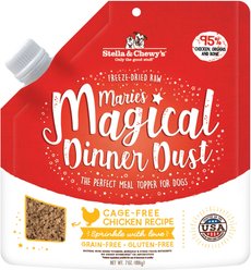 Stella & Chewy's Marie's Magical Dinner Dust Chicken + Duck Duck, Goose Freeze-Dried Dog Food Topper slide 2 of 9