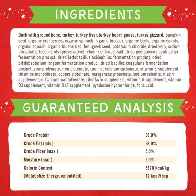 Show full view: Stella & Chewy's Marie's Magical Dinner Dust Duck Duck, Goose + Chicken Freeze-Dried Dog Food Topper slide 8 of 9