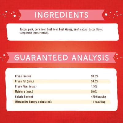 Show full view: Stella & Chewy's Marie's Magical Dinner Dust What's Shak'n Bac'n + Beef Freeze-Dried Dog Food Topper slide 4 of 9