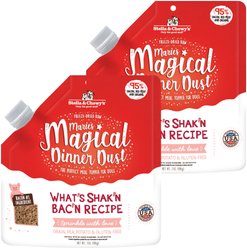 Stella & Chewy's Marie's Magical Dinner Dust What's Shak'n Bac'n Recipe Freeze-Dried Raw Dog Food Topper, 14-oz bundle slide 1 of 6