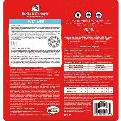 Show full view: Stella & Chewy's Meal Mixers Savory Salmon & Cod + Dandy Lamb Freeze-Dried Dog Food Topper slide 7 of 9