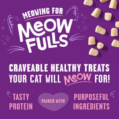Show full view: Stella & Chewy's Meowfulls Whitefish & Salmon Recipe Grain-Free Freeze-Dried Cat Treats, 1.5-oz bag slide 3 of 12