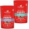 Show in main carousel: Stella & Chewy's Perfectly Puppy Chicken & Salmon + Beef & Salmon Dinner Patties Freeze-Dried Dog Food slide 1 of 9