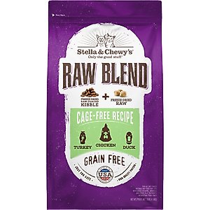 Stella & Chewy's Poultry Flavored Raw Blend Cage Free Recipe Dry Cat Food, 10-lb bag