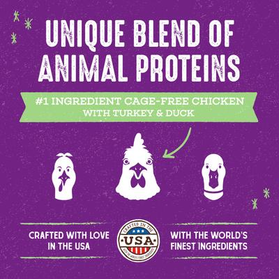 Show full view: Stella & Chewy's Poultry Flavored Raw Blend Cage Free Recipe Dry Cat Food, 5-lb bag slide 3 of 10