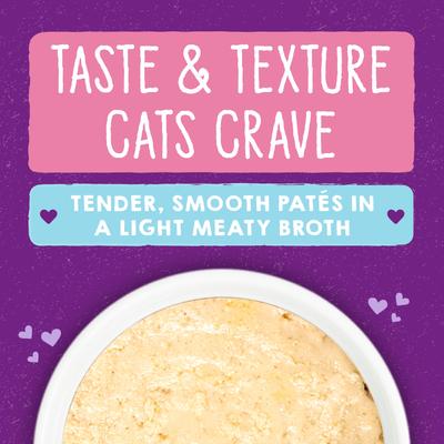 Show full view: Stella & Chewy's Purrfect Pate Chicken & Salmon Flavored Pate Wet Cat Food, 2.8-oz can, case of 24 slide 3 of 10