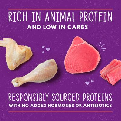 Show full view: Stella & Chewy's Purrfect Pate Chicken & Tuna Flavored Pate Wet Cat Food, 5.2-oz can, case of 24 slide 5 of 9